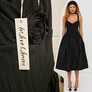 Billie Pointelle Midi Dress Size M